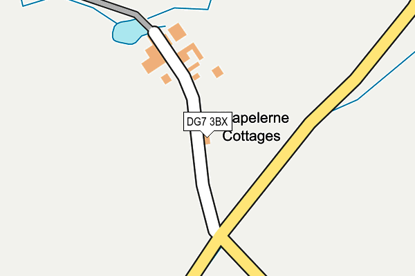 DG7 3BX map - OS OpenMap – Local (Ordnance Survey)