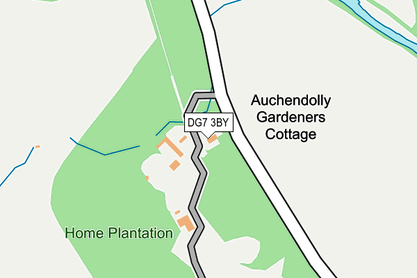 DG7 3BY map - OS OpenMap – Local (Ordnance Survey)