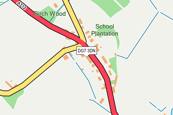 DG7 3DN map - OS OpenMap – Local (Ordnance Survey)