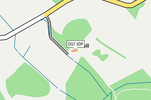 DG7 3DP map - OS OpenMap – Local (Ordnance Survey)