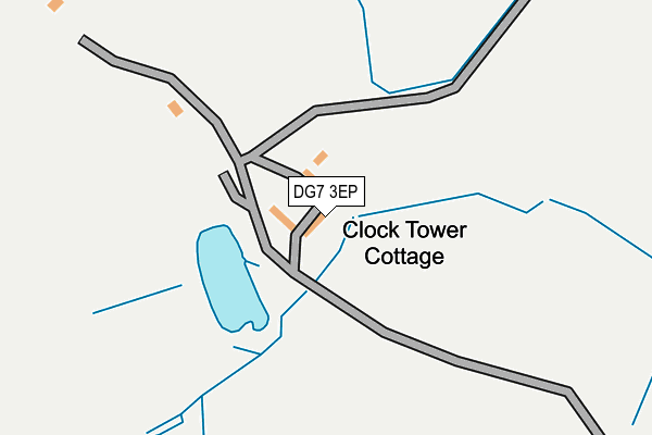 DG7 3EP map - OS OpenMap – Local (Ordnance Survey)