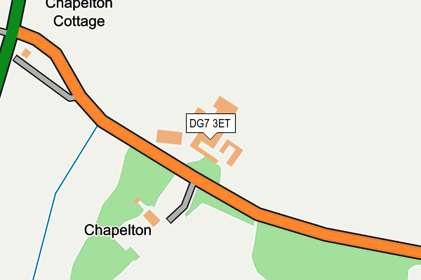 DG7 3ET map - OS OpenMap – Local (Ordnance Survey)