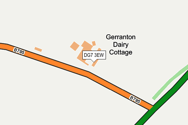 DG7 3EW map - OS OpenMap – Local (Ordnance Survey)