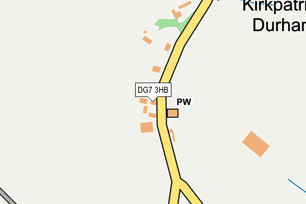 DG7 3HB map - OS OpenMap – Local (Ordnance Survey)