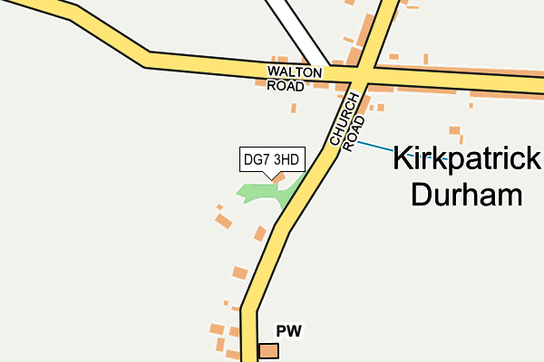 DG7 3HD map - OS OpenMap – Local (Ordnance Survey)