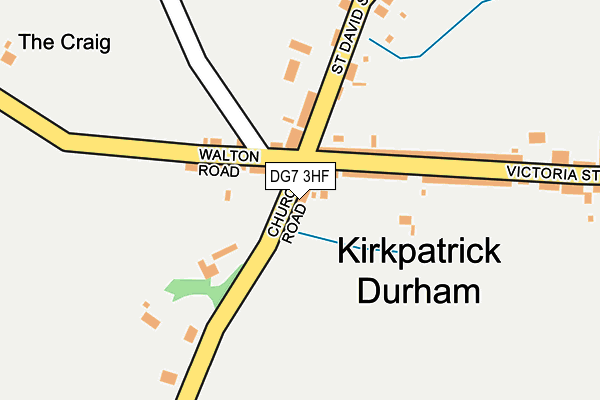 DG7 3HF map - OS OpenMap – Local (Ordnance Survey)