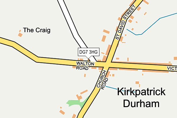 DG7 3HG map - OS OpenMap – Local (Ordnance Survey)