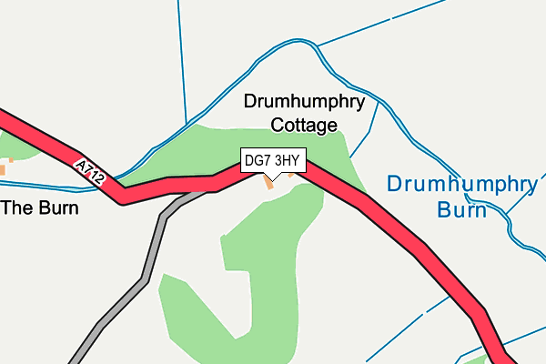 DG7 3HY map - OS OpenMap – Local (Ordnance Survey)