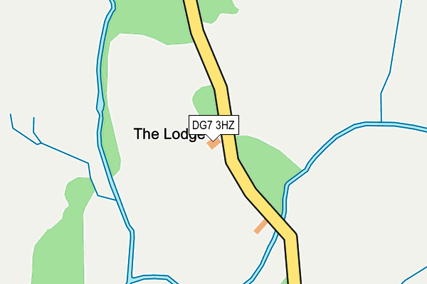 DG7 3HZ map - OS OpenMap – Local (Ordnance Survey)