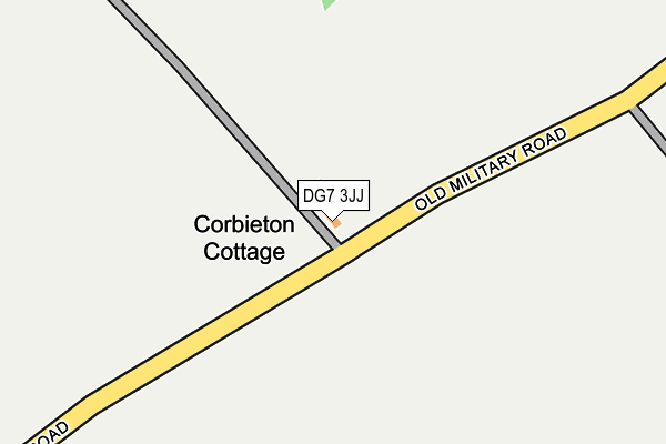 DG7 3JJ map - OS OpenMap – Local (Ordnance Survey)