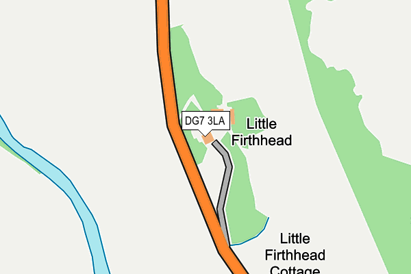 DG7 3LA map - OS OpenMap – Local (Ordnance Survey)