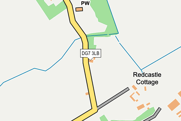 DG7 3LB map - OS OpenMap – Local (Ordnance Survey)