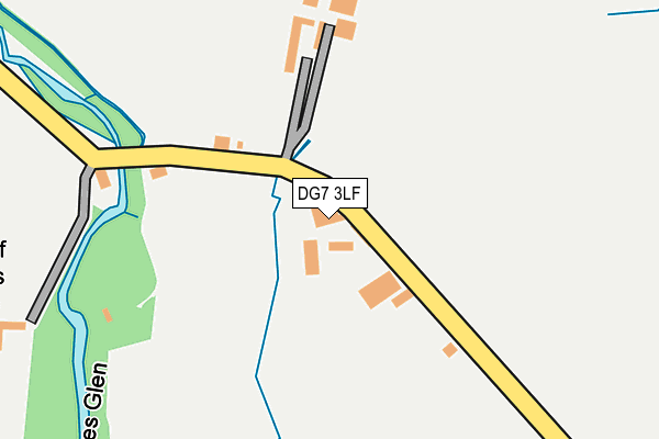 DG7 3LF map - OS OpenMap – Local (Ordnance Survey)