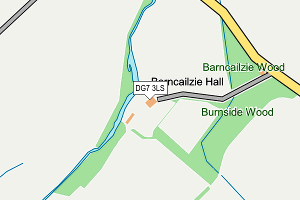 DG7 3LS map - OS OpenMap – Local (Ordnance Survey)