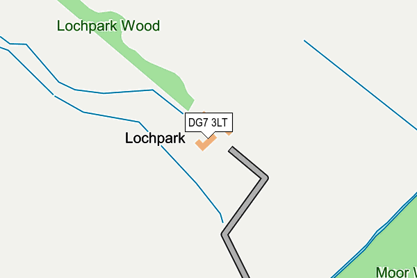 DG7 3LT map - OS OpenMap – Local (Ordnance Survey)