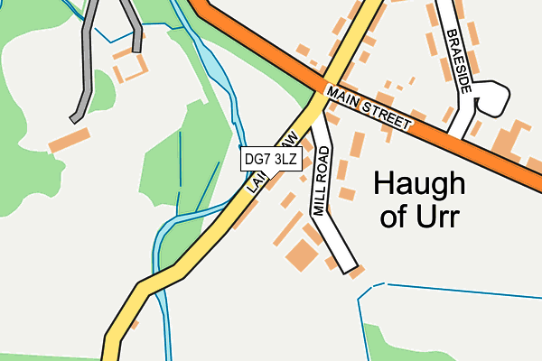 DG7 3LZ map - OS OpenMap – Local (Ordnance Survey)