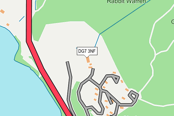 DG7 3NF map - OS OpenMap – Local (Ordnance Survey)