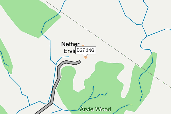 DG7 3NG map - OS OpenMap – Local (Ordnance Survey)