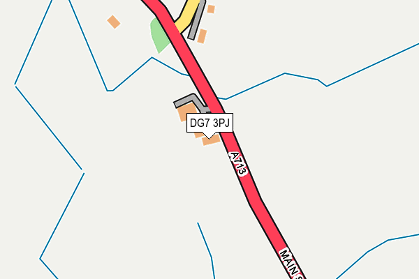 DG7 3PJ map - OS OpenMap – Local (Ordnance Survey)