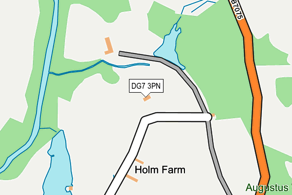 DG7 3PN map - OS OpenMap – Local (Ordnance Survey)