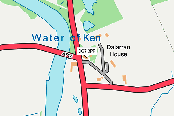 DG7 3PP map - OS OpenMap – Local (Ordnance Survey)