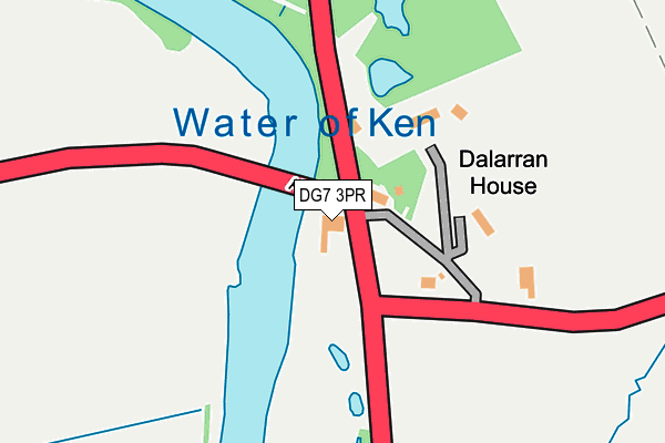 DG7 3PR map - OS OpenMap – Local (Ordnance Survey)