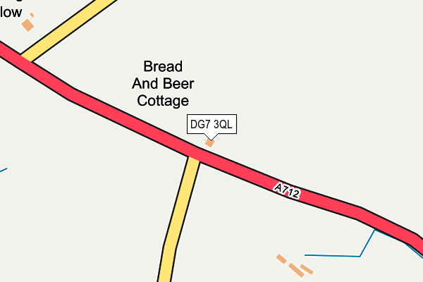 DG7 3QL map - OS OpenMap – Local (Ordnance Survey)