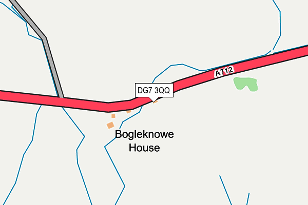 DG7 3QQ map - OS OpenMap – Local (Ordnance Survey)
