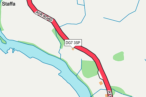 DG7 3SP map - OS OpenMap – Local (Ordnance Survey)