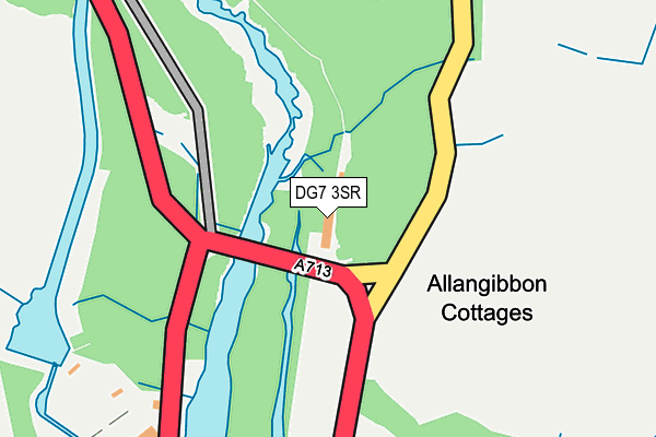 DG7 3SR map - OS OpenMap – Local (Ordnance Survey)