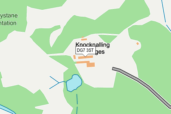 DG7 3ST map - OS OpenMap – Local (Ordnance Survey)