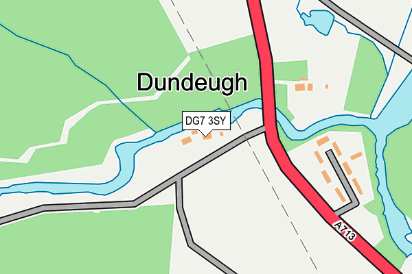 DG7 3SY map - OS OpenMap – Local (Ordnance Survey)