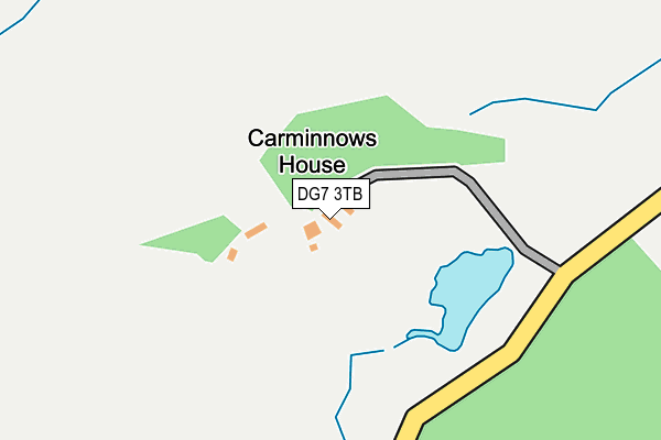 DG7 3TB map - OS OpenMap – Local (Ordnance Survey)