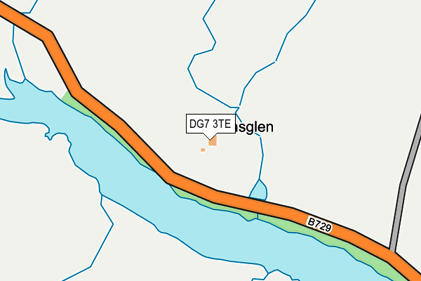 DG7 3TE map - OS OpenMap – Local (Ordnance Survey)