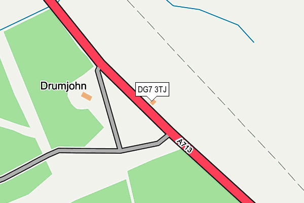 DG7 3TJ map - OS OpenMap – Local (Ordnance Survey)