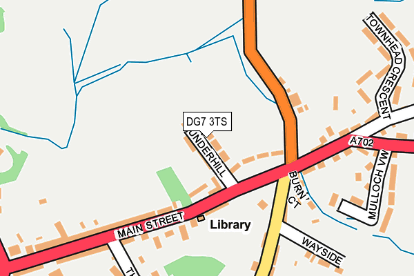 DG7 3TS map - OS OpenMap – Local (Ordnance Survey)