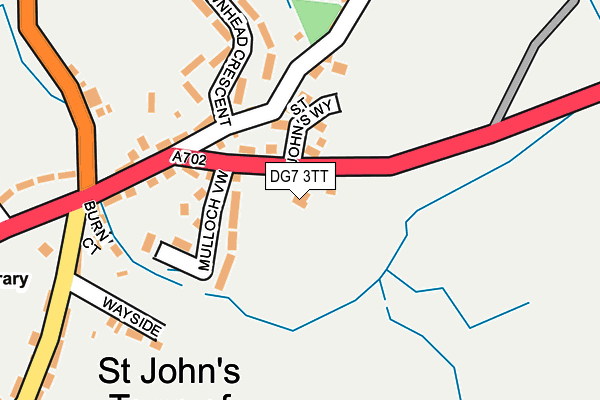 DG7 3TT map - OS OpenMap – Local (Ordnance Survey)