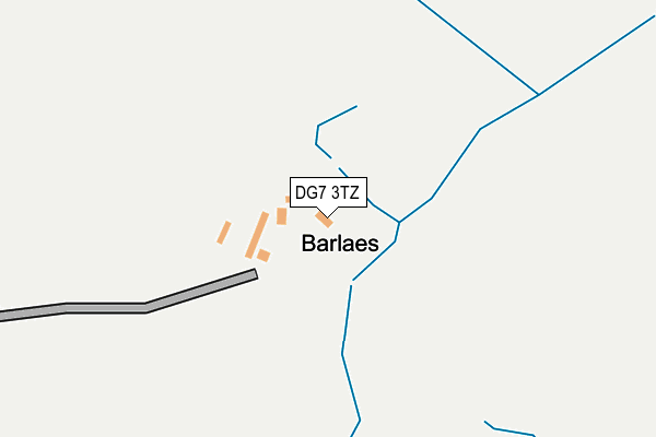 DG7 3TZ map - OS OpenMap – Local (Ordnance Survey)