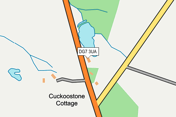 DG7 3UA map - OS OpenMap – Local (Ordnance Survey)