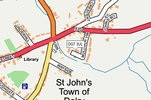 DG7 3UL map - OS OpenMap – Local (Ordnance Survey)