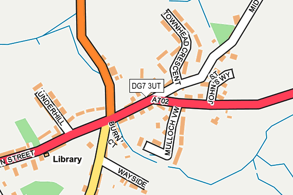 DG7 3UT map - OS OpenMap – Local (Ordnance Survey)