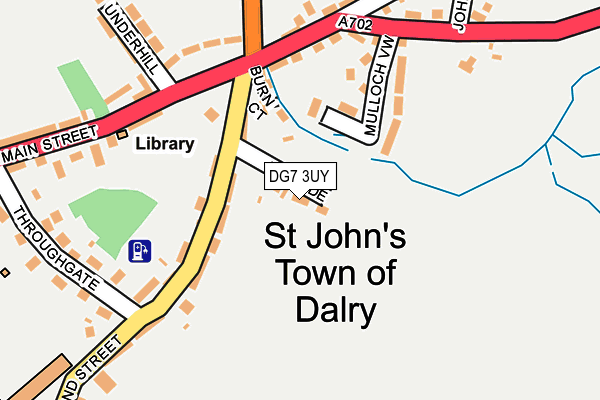 DG7 3UY map - OS OpenMap – Local (Ordnance Survey)