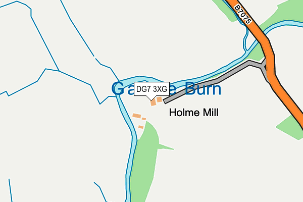 DG7 3XG map - OS OpenMap – Local (Ordnance Survey)