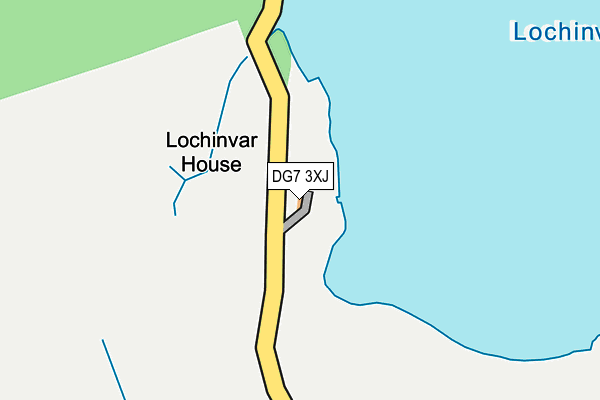 DG7 3XJ map - OS OpenMap – Local (Ordnance Survey)