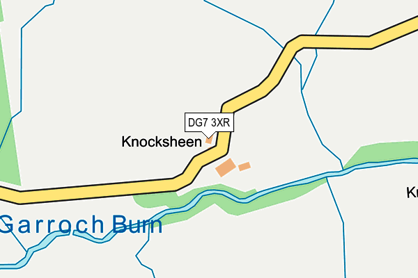 DG7 3XR map - OS OpenMap – Local (Ordnance Survey)