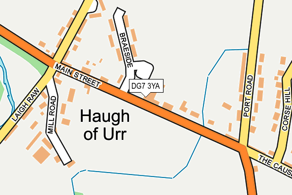 DG7 3YA map - OS OpenMap – Local (Ordnance Survey)