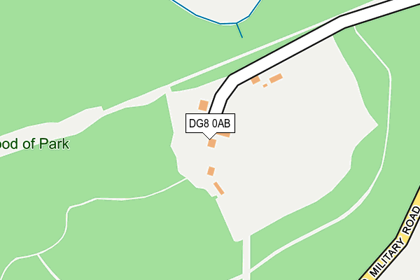 DG8 0AB map - OS OpenMap – Local (Ordnance Survey)