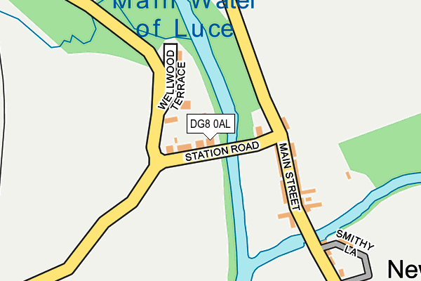 DG8 0AL map - OS OpenMap – Local (Ordnance Survey)