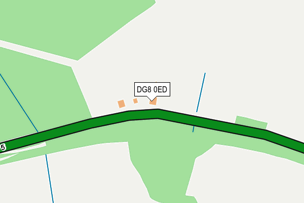 DG8 0ED map - OS OpenMap – Local (Ordnance Survey)