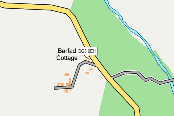 DG8 0EH map - OS OpenMap – Local (Ordnance Survey)